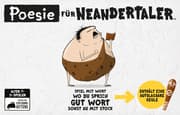 Cover von Poesie für Neandertaler