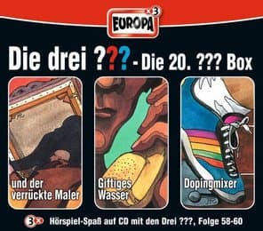 Cover von Die 20. drei Fragezeichen Box