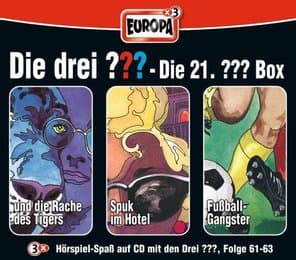 Cover von Die 21. drei Fragezeichen Box