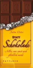 Cover von Statt Schokolade