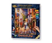 Cover von Malen nach Zahlen: Romantische Gasse