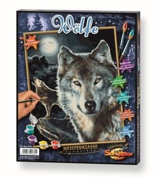 Cover von Malen nach Zahlen: Wölfe