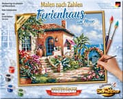 Cover von Malen nach Zahlen: Ferienhaus am Meer