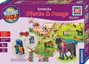 Cover von Wissenspuzzle WAS IST WAS Junior - Entdecke Pferde und Ponys