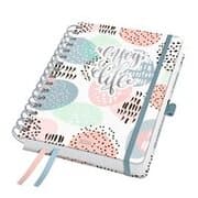 Cover von Spiral-Kalender Jolie 2026, ca. A5, rosa/grau/mint