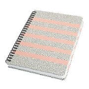 Cover von SIGEL JN600 Spiral-Notizbuch Jolie, ca. A5, dotted, weiß, schwarz, rosé