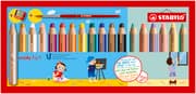 Cover von STABILO woody 3 in 1 Pastellfarben 18er