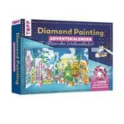 Cover von Diamond Painting Adventskalender Glitzerndes Weihnachtsdorf