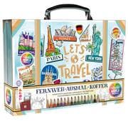 Cover von Colorful World Weltreise - Fernweh-Ausmal-Koffer