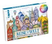 Cover von Colorful World Weltreise - Der Postkartenblock