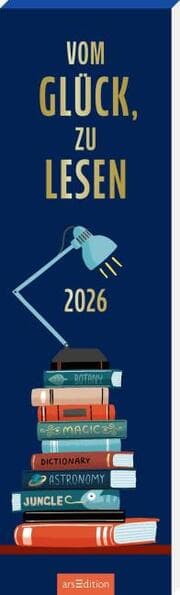 Cover von Lesezeichenkalender Vom Glück, zu lesen 2026