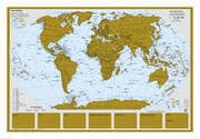 Cover von Scratchmap/Rubbelkarte THE WORLD