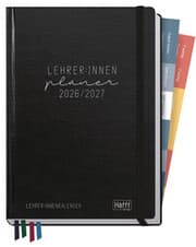 Cover von Lehrer-Planer A5+ Black Edition 2026/2027