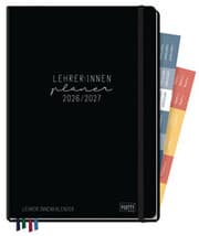 Cover von Lehrer-Planer Black Edition A4+ 2026/2027