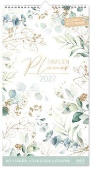 Cover von Familienplaner Blattgold 2027