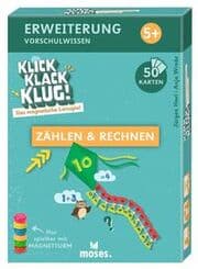 Cover von Klick Klack Klug Kartenset Zahlen & Rechnen ab 5