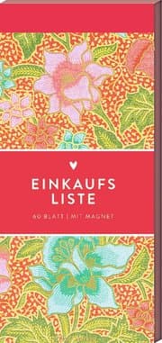 Cover von Einkaufsliste - Pinke Blumen