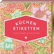 Cover von Küchen-Etiketten Pinke Blumen