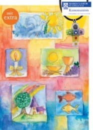 Cover von Grußkarte mit Murano-Kreuz 'Gottes Liebe ist so wunderbar'