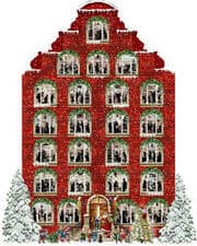 Cover von Nostalgisches Weihnachtshaus - Wandkalender