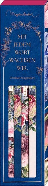 Cover von Bleistift-Set mit Sprüchen - Blütenzauber - Marjolein Bastin