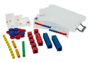 Cover von Mathe-Basis-Set Plus Zahlenraum bis 20,58-tlg, in Box, rot/blau