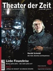 Cover von Theater der Zeit - 01. Dezember 2008
