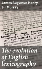 Cover von The evolution of English lexicography