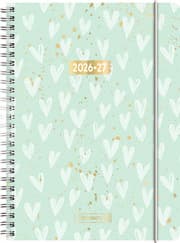 Cover von Schülerkalender Hearts PP-Umschlag A5 2026/2027