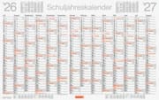 Cover von Lehrerkalender Schuljahres-Plakatkalender Wandplaner 14 Monate 2026/2027