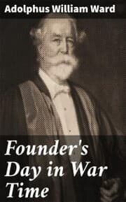 Cover von Founder's Day in War Time