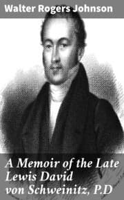 Cover von A Memoir of the Late Lewis David von Schweinitz, P.D