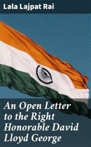 Cover von An Open Letter to the Right Honorable David Lloyd George