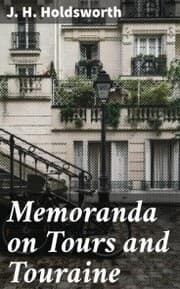 Cover von Memoranda on Tours and Touraine