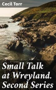 Cover von Small Talk at Wreyland. Second Series
