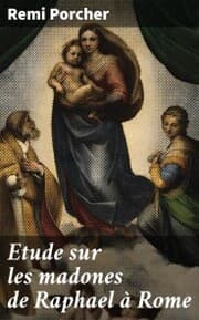 Cover von Etude sur les madones de Raphael à Rome