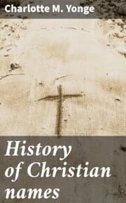 Cover von History of Christian names