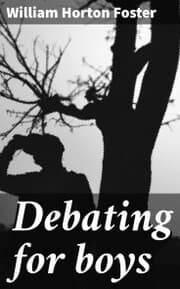 Cover von Debating for boys
