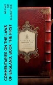Cover von Commentaries on the Laws of England, Book the First