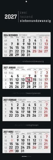 Cover von 4-Monatskalender Black 2027