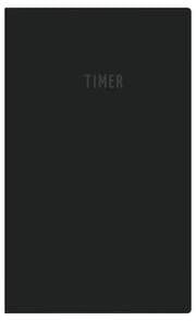 Cover von Taschenplaner 1M/2S schwarz Register 2027