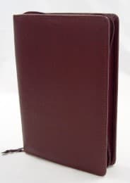 Cover von Gotteslobhülle Weinrot Leder