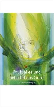 Cover von Jahreslosung Münch 2025, Faltkarte mit Betrachtung (5er-Set)