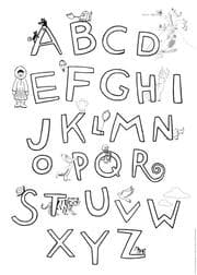 Cover von Krickel-Krakel ABC Poster