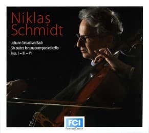 Cover von Niklas Schmidt - Cellosuiten Nr I, III, VI/Six suites for unaccompanied cello Nos.I, III, IV