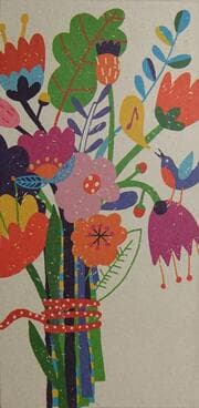 Cover von Notizblock klein: Blumenstrauß