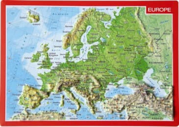 Cover von Reliefpostkarte Europa