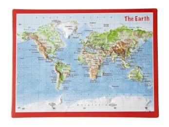Cover von Reliefpostkarte The Earth/Tierra/Erde/Terre