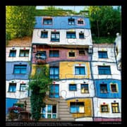 Cover von Hundertwasser Puzzle mit Grußkarte