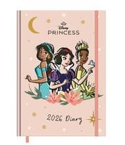 Cover von DISNEY PRINCESS - Buchkalender im Format 14,8 x 21